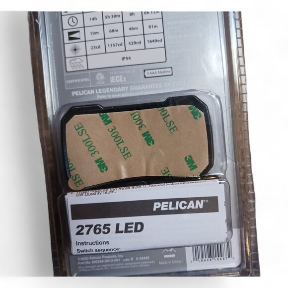 Pelican 2765 Yellow 155 Lumens LED Head Lamp Hands Free Industrial Flashlight - Picture 7 of 14